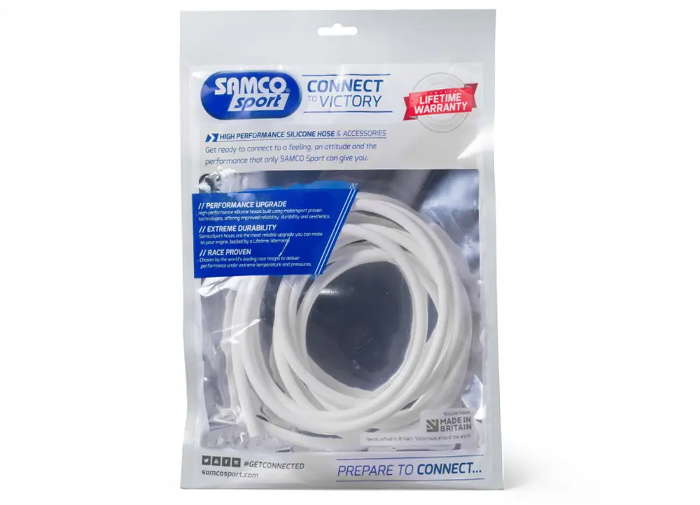 Samco Sport silikonová podtlaková hadička s vnitřním průměrem 5 mm, délka 3 m, barva bílá Top Prodej
