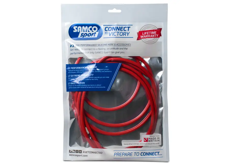 Samco Sport silikonová podtlaková hadička s vnitřním průměrem 9 mm, délka 3 m, barva červená Speciální Cena