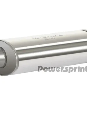 Powersprint koncový výfukový tlumič oválný Y, vnější průměr příruby 1 x 63,5 mm > 2 x 50 mm, celková délka 570mm. Víkendová Akce