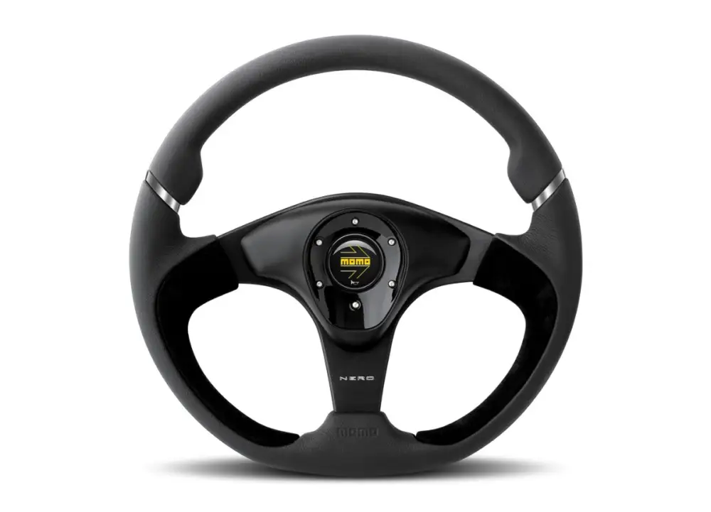 MOMO Nero sportovní kožený volant 350 mm Ověřený
