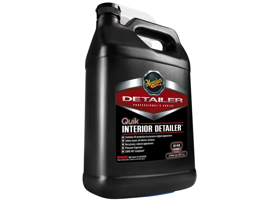 Bezpečná Platba Meguiar's Quik Interior Detailer - profesionální čistič a ochrana netextilních interiérových povrchů, 3,78 l