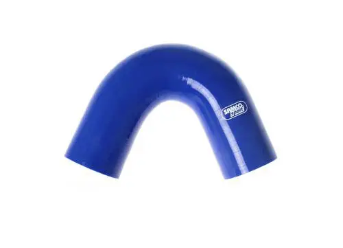 Samco Sport silikonové koleno 120° s vnitřním průměrem 83 mm, barva samco blaze (černá s plameny) Finální Výprodej