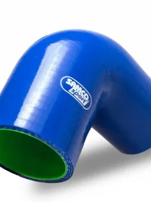 Značkový Samco Sport ProFuel silikonové koleno 45° s vnitřním průměrem 19 mm pro vedení paliva, barva lightning modrá (maskáčový vzor)