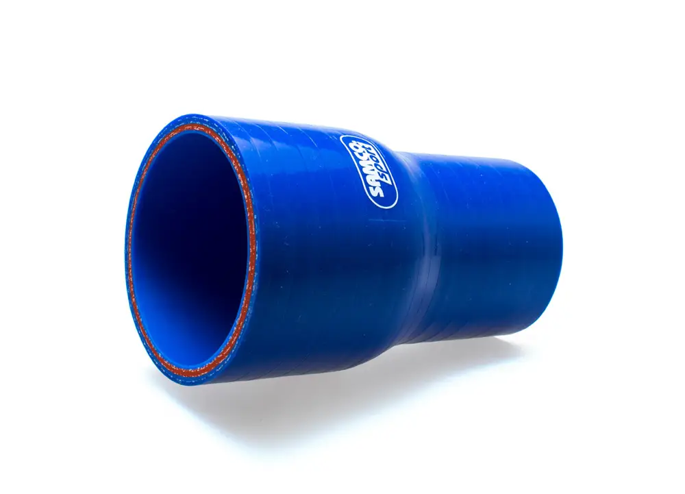 Značkový Samco Sport Xtreme teplotně odolná silikonová rovná redukce s vnitřním průměrem 89 mm > 63 mm, barva červená