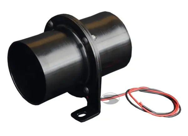 Elektrický ventilátor pro vložení do flexibilní hadice o průměru 76 mm Akce