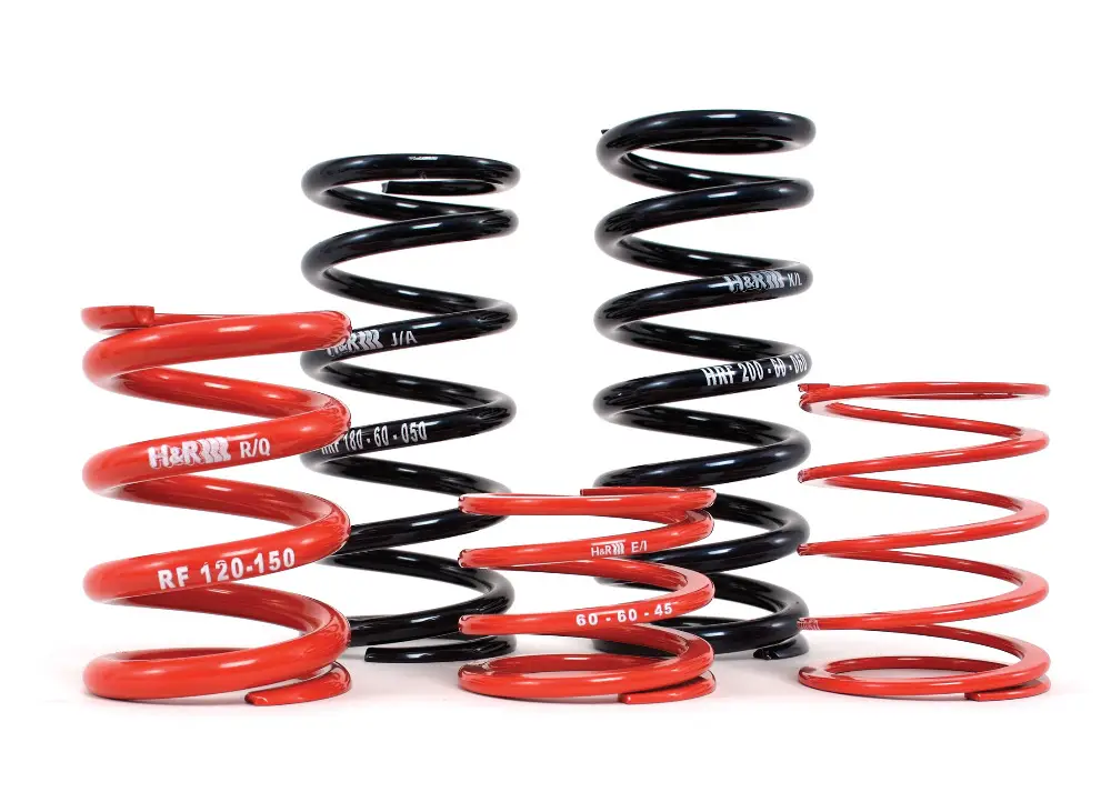 Horká Nabídka H&R formulová pružina s vnitřním průměrem 36 mm, délka 77 mm (3 palce), tuhost 263 N/mm