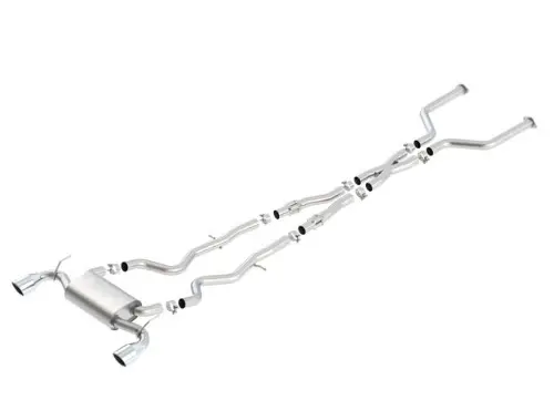 Borla Cat-Back výfukový systém "S-Type" pro Infiniti Q60S/Red Sport 3,0l Twin Turbo s automatickou převodovkou, AWD, r.v. od 17-20 Aktuální
