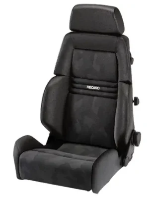 Ergonomické sportovní sedadlo RECARO Expert, sklopné, různé varianty, tvar sedadla Expert M, potahový materiál černá Nardo / černá Artista Top Prodej