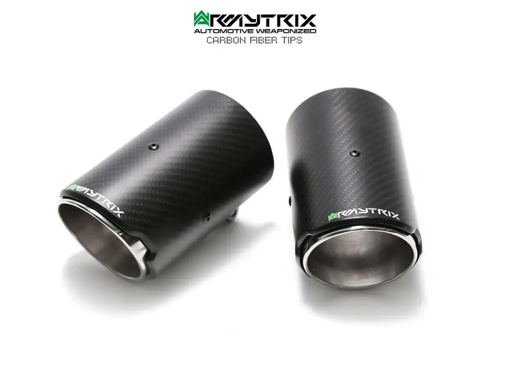Armytrix dvojitá karbonová koncovka výfuku (2x89mm) pro Audi A3 8V 1.4 TFSI Sportback (2013-) Akce