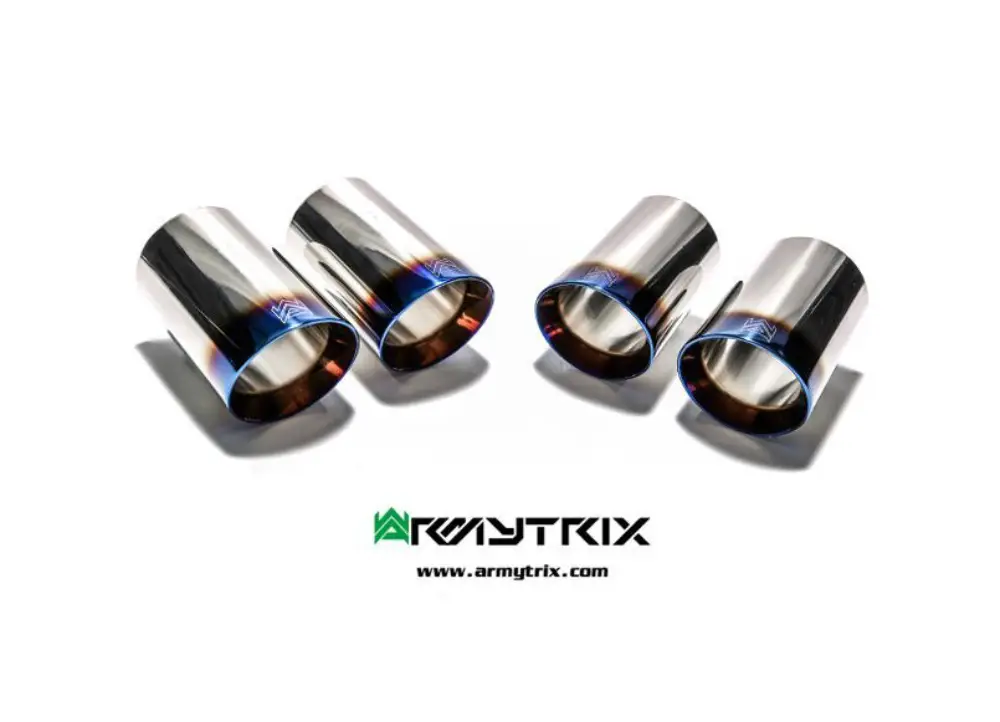 Armytrix 4x opálená koncovka výfuku (4X89mm) pro BMW M Series F10 M5 (S63) (2011-2016) Výhodná Nabídka