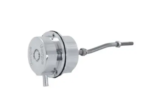 Autentický Forge Motorsport nastavitelný interní wastegate actuator pro Ford Fiesta RS Turbo Mk3, r.v. 1989-1995, provedení Pístové, pružina červená 20 psi