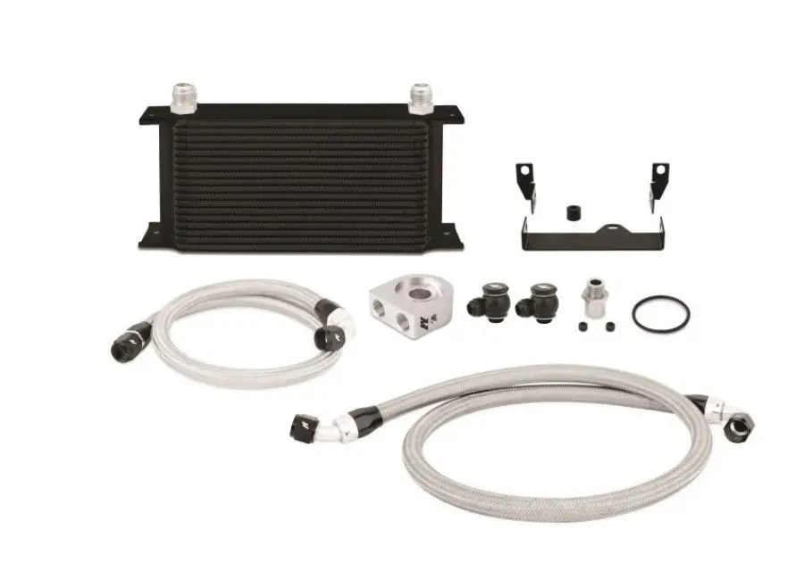 Olejový chladič Mishimoto pro Subaru WRX STI (2006-2007), barevná varianta stříbrná, termostat Ano Sezónní Sleva