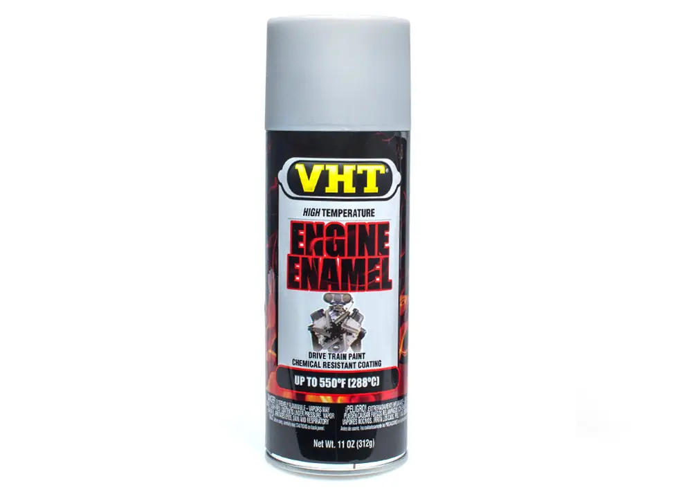 VHT Engine Enamel barva na motory do teploty až 288°C, barva Nu-Cast Aluminium Ihned K Objednání