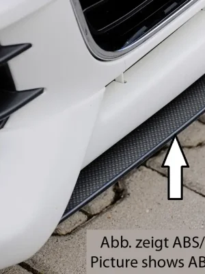 Rieger lipa pod přední nárazník pro Audi A1 8X 3-dvéř., 5-dvéř. (sportback) před faceliftem, 08/10-12/14, plast ABS bez povrchové úpravy Super Cena