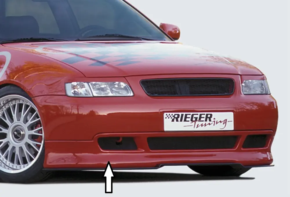 Cenový Hit Rieger spoiler pod přední nárazník pro Audi A3 8L 3-dvéř., 5-dvéř., plast ABS bez povrchové úpravy, r.v. 09/1996-1999