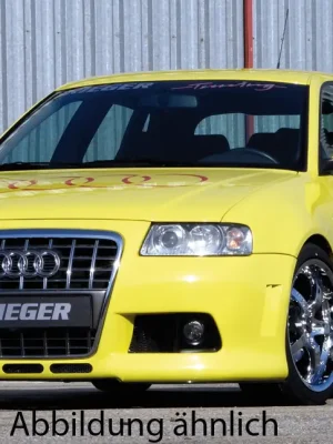 Speciální Cena Rieger přední nárazník pro Audi A3 8L 3-dvéř., 5-dvéř., plast ABS bez povrchové úpravy, pro orig. masku Audi A6, s žebrováním