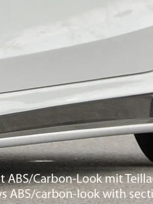 Akční Cena Rieger boční práh mont. strana levá pro Audi A4 S4 B8, B81 avant, sedan, r.v. 11/08-, plast ABS bez povrchové úpravy, s prolisem a výřezem