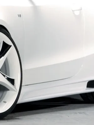 Rieger boční práh mont. strana pravá pro Audi A5 B8, B81 kabriolet, kupé vč. faceliftu, r.v. 06/07-07/11, 10/11-06/16, plast ABS bez povrchové úpravy, s prolisem a výřezem Odeslání Ihned