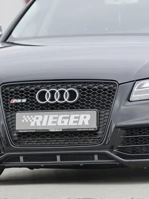 Tovární Cena Rieger přední nárazník pro Audi A5 B8, B81 kabriolet, kupé, Sportback před faceliftem, plast ABS bez povrchové úpravy, pro vozy s ostřikovači světlometů a parkovacím asistentem (PDC)