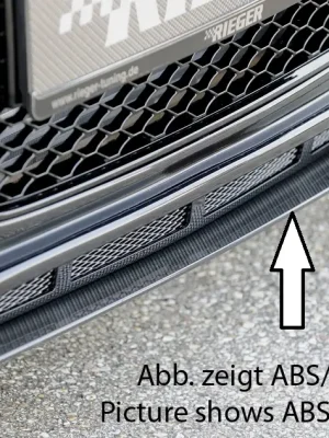 Rieger lipa pod přední nárazník pro Audi A5 B8, B81 kabriolet, kupé, Sportback po faceliftu, 10/11-06/16, plast ABS bez povrchové úpravy, pod přední nárazník Rieger obj. kód K 00055460/61/62/63 Cenový Hit