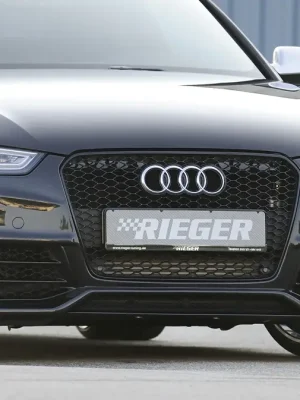 Časově Omezené Rieger přední nárazník pro Audi A5 S5 B8, B81 kabriolet, kupé, Sportback po faceliftu, plast ABS bez povrchové úpravy, pro vozy s ostřikovači světlometů