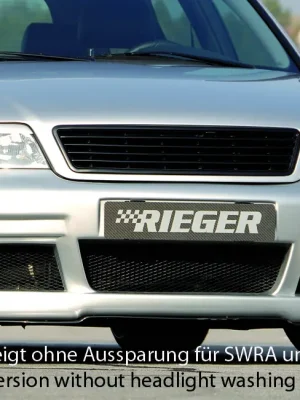 Rieger přední nárazník pro Audi A6 4B avant, sedan po faceliftu, plast ABS bez povrchové úpravy, pro vozy s ostřikovači světlometů Časově Omezené