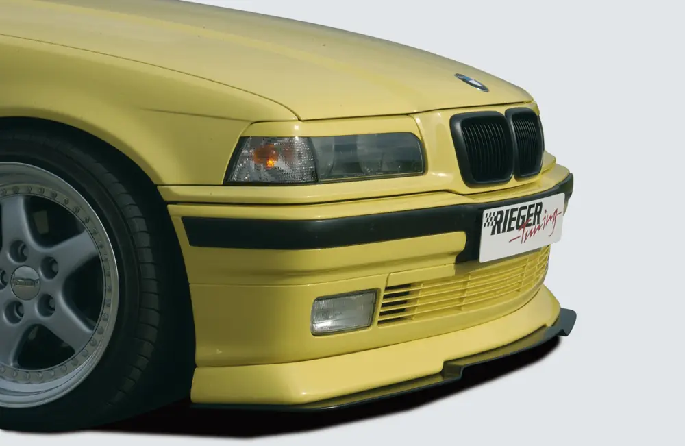 Rieger spoiler pod přední nárazník pro BMW řada 3 E36 compact, kabriolet, kupé, sedan, touring, plast ABS bez povrchové úpravy Víkendová Akce