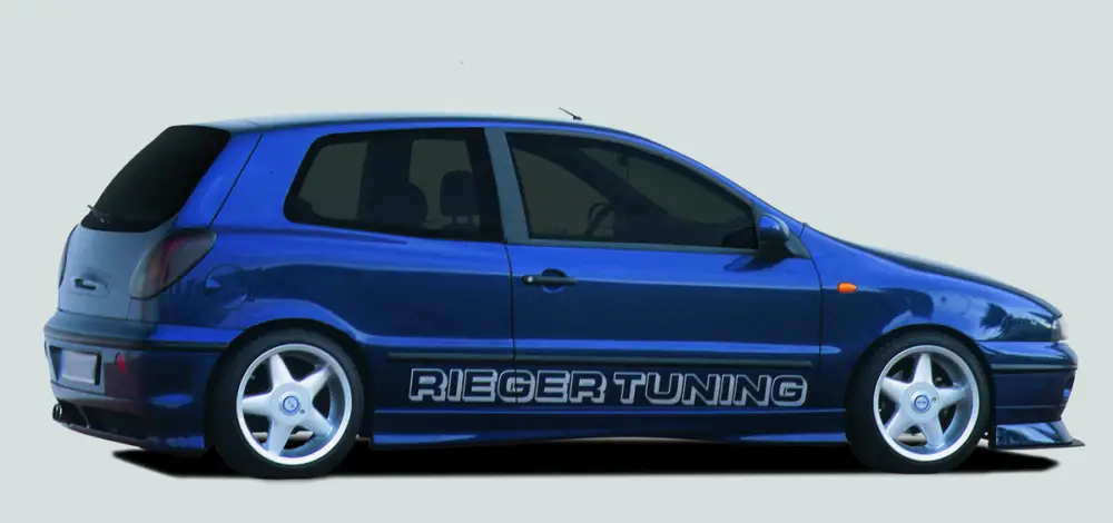 Finální Výprodej Rieger boční práh Infinity mont. strana pravá pro Fiat Bravo , plast ABS bez povrchové úpravy