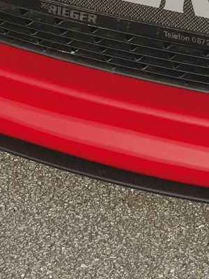 Rieger lipa pod přední nárazník pro Fiat Grande Punto 199 3-dvéř., 5-dvéř., 10/05-, plast ABS s povrchovou úpravou Carbon-Look Horká Nabídka