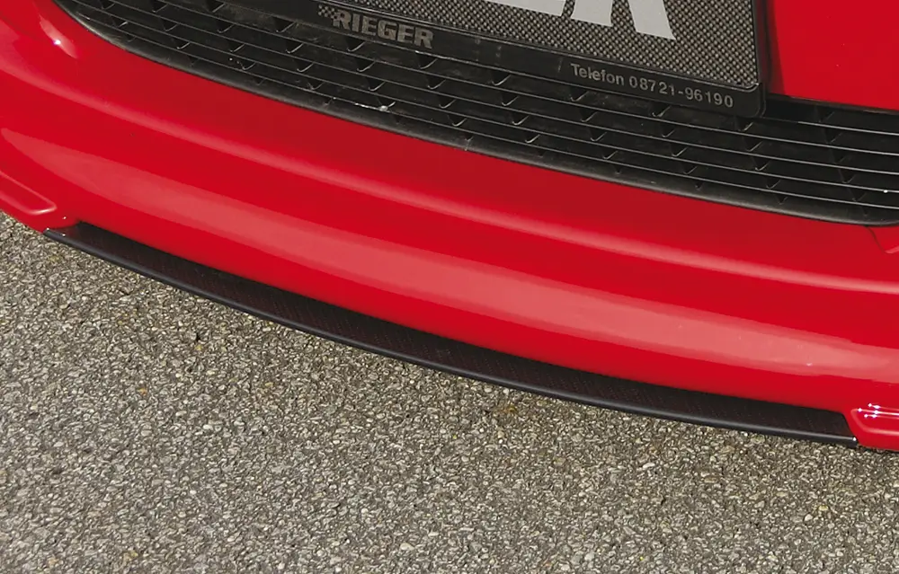 Rieger lipa pod přední nárazník pro Fiat Grande Punto 199 3-dvéř., 5-dvéř., 10/05-, plast ABS s povrchovou úpravou Carbon-Look Horká Nabídka