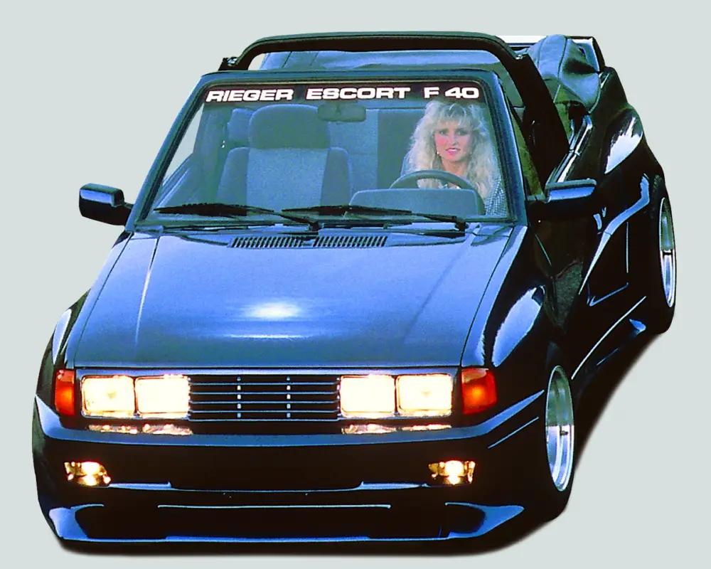 Rieger boční díl widebody II pro Ford Escort 3 kabriolet, 00/82-00/88, GFK (laminát), mont. strana pravá Cenový Hit