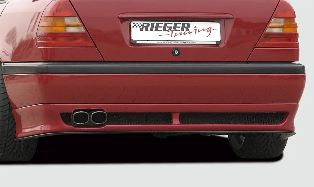 Koupit Online Rieger spoiler pod zadní nárazník pro Mercedes třída C W202 sedan, t-model (do r.v. 97) r.v. 00/93-06/97, plast ABS bez povrchové úpravy