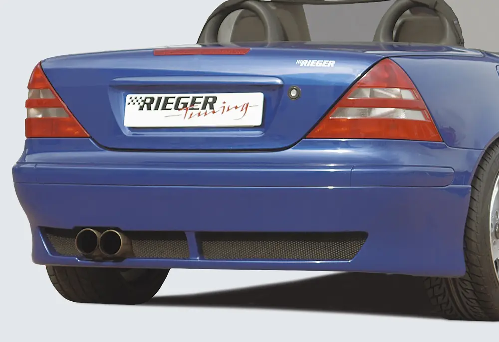 Finální Výprodej Rieger spoiler pod zadní nárazník pro Mercedes SLK R170 roadster r.v. 01/01-, plast ABS bez povrchové úpravy, r.v. 01/2001-
