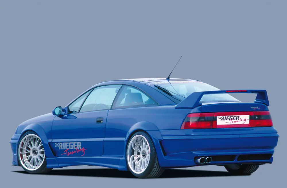 Rieger spoiler pod zadní nárazník widebody II pro Opel Calibra A 3-dvéř. r.v. 03/90-, GFK (laminát), levý Přímo Od Výrobce