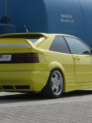 Omezená Nabídka Rieger boční práh widebody I mont. strana pravá pro Volkswagen Corrado 53I kupé, r.v. 88-95, GFK (laminát)