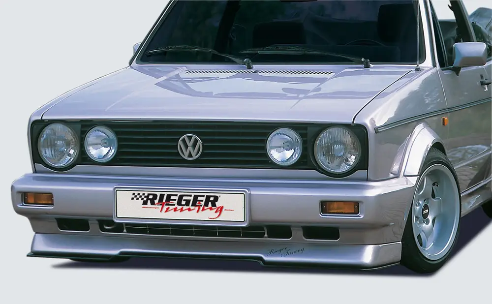 Rieger lipa pod přední nárazník pro Volkswagen Golf 1 kabriolet, plast ABS bez povrchové úpravy Speciální Cena