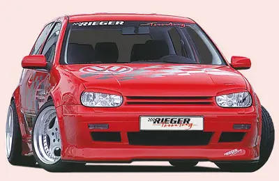 Rieger lipa pod přední nárazník pro Volkswagen Golf 4 1J, 10/97-03, GFK (laminát) Nejlepší Volba