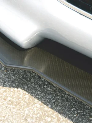 Rieger lipa pod přední nárazník pro Volkswagen Golf 5 1K R32, plast ABS s povrchovou úpravou Carbon-Look, "straight version" Výhodná Nabídka