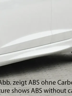 Kup Teď Rieger boční práh mont. strana levá pro Volkswagen Golf 7 vč. GTD, GTI, R 3-dvéř., 5-dvéř., r.v. 04/13-, 06/13-, 10/12-, 12/13-, plast ABS s povrchovou úpravou Carbon-Look