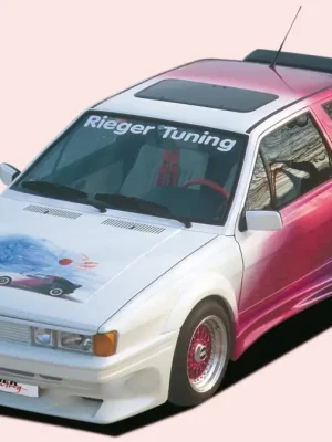 Rieger lipa pod přední nárazník pro Volkswagen Scirocco 2 kupé, 88-, plast ABS bez povrchové úpravy pro widebody I Spoiler Zlevněný