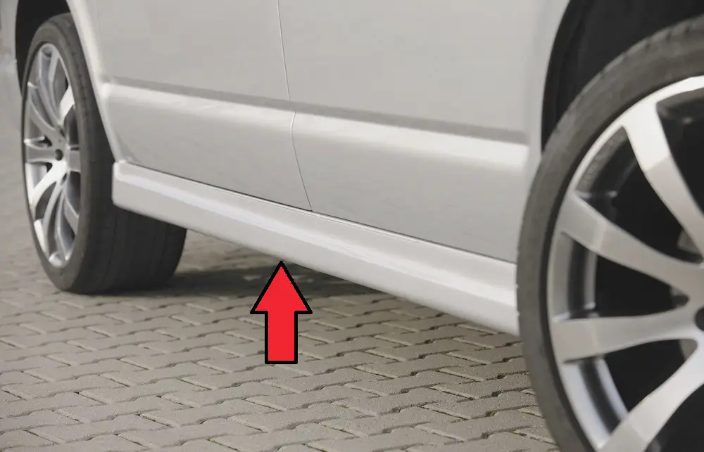 Rieger boční práh mont. strana levá pro Volkswagen T5 busvč. faceliftu, r.v. 04/03-08/09, 09/09-, plast ABS bez povrchové úpravy Super Cena