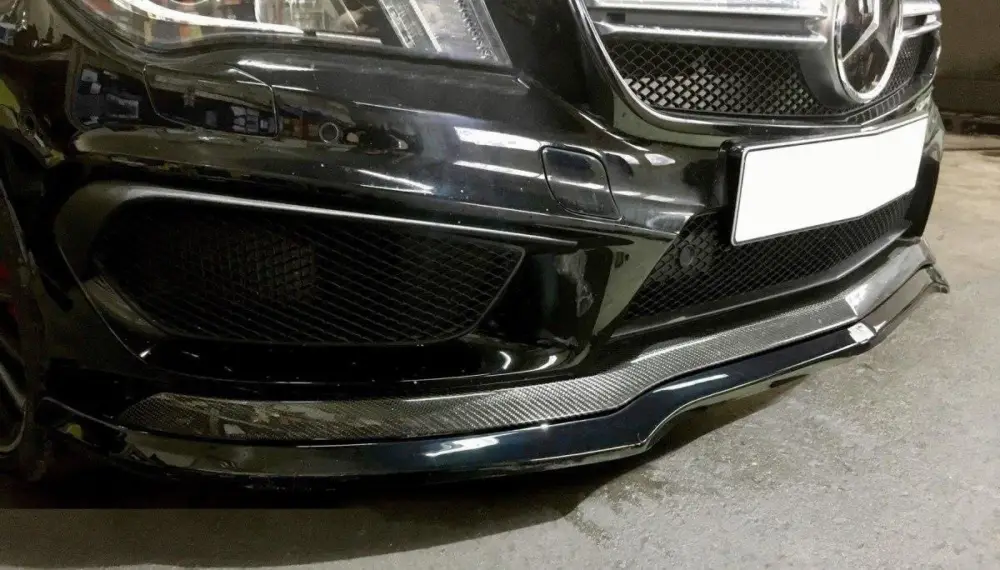 Jen Po Omezenou Doba Maxton Design spoiler pod přední nárazník ver.1 pro Mercedes CLA C 117/AMG, černý lesklý plast ABS