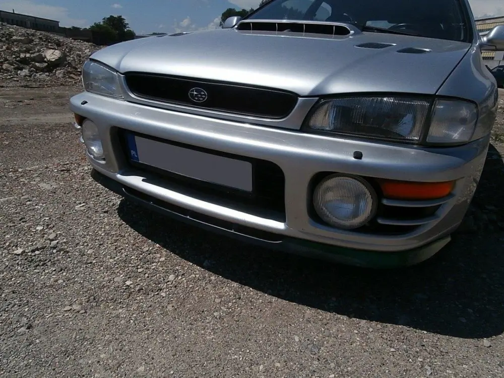 Maxton Design spoiler pod přední nárazník pro Subaru Impreza Mk1 (GC), černý lesklý plast ABS Poslední Šance