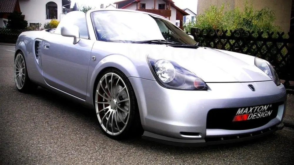 Tovární Cena Maxton Design spoiler pod přední nárazník pro Toyota MR2 Mk3, černý lesklý plast ABS