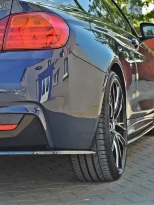 Vysoce Kvalitní Maxton Design boční difuzory pod zadní nárazník pro BMW řada 4 F32, černý lesklý plast ABS