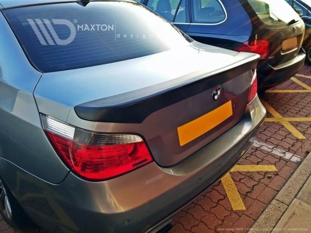 Maxton Design prodloužení víka kufru pro BMW řada 5 E60, plast ABS bez povrchové úpravy Novinka