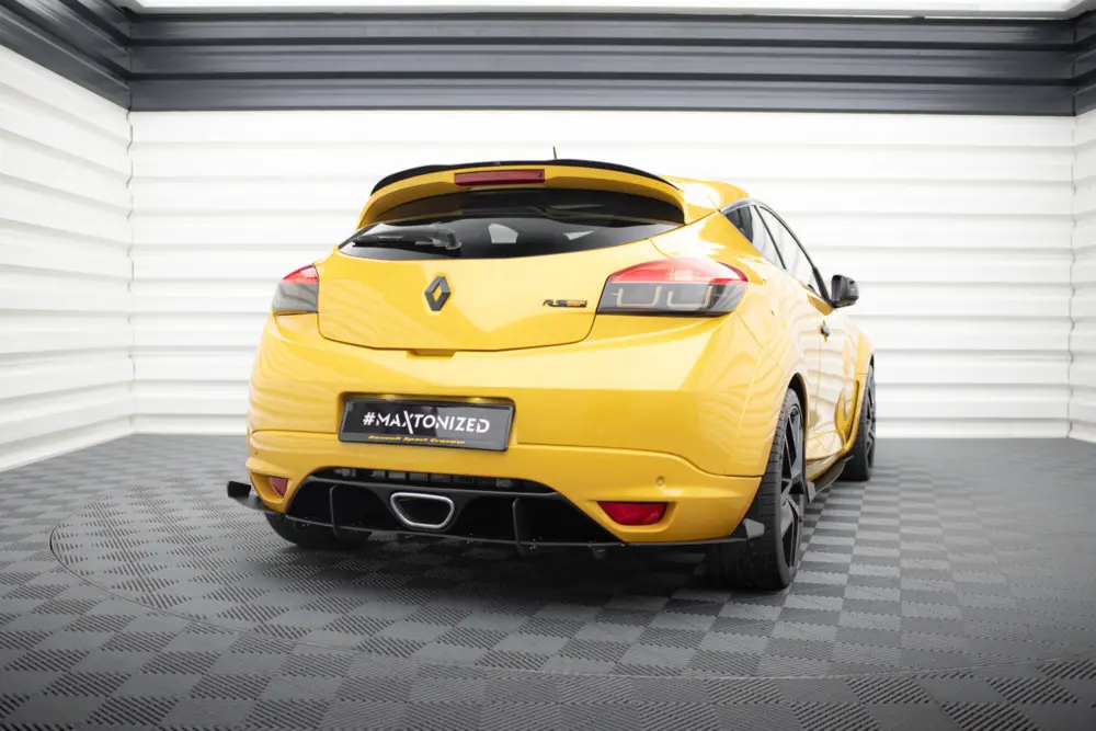 Maxton Design difuzor zadního nárazníku pro Renault Megane RS Mk3, plast ABS bez povrchové úpravy Nejlepší Volba