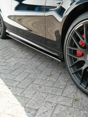 Akční Nabídka Maxton Design difuzory pod boční prahy pro Mercedes třída C W205/C63 AMG, černý lesklý plast ABS, Combi