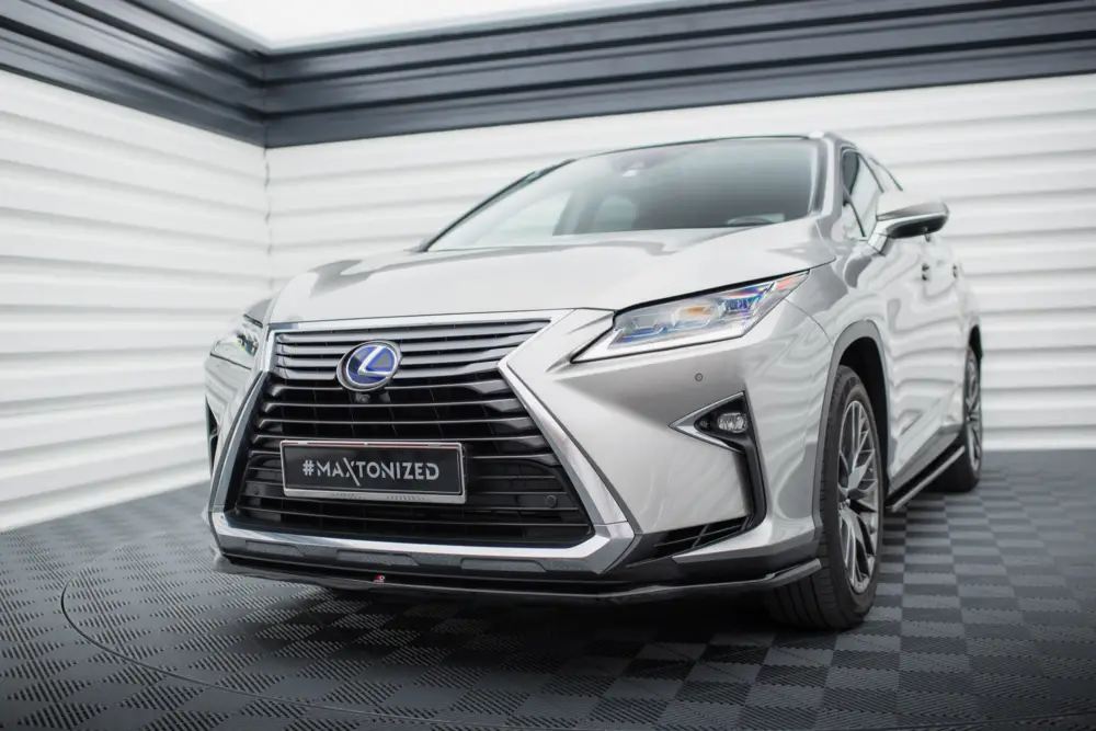 Maxton Design spoiler pod přední nárazník ver.1 pro Lexus RX Mk4, černý lesklý plast ABS Nejlepší Cena