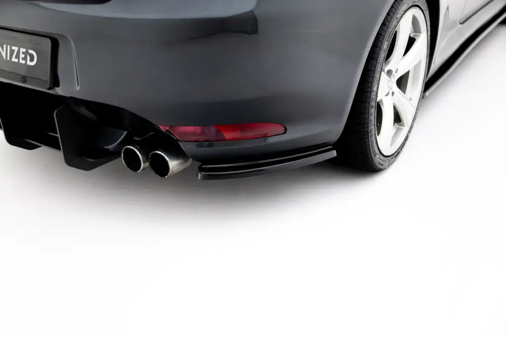 Nejlepší Cena Maxton Design boční difuzory pod zadní nárazník pro Alfa Romeo GT, černý lesklý plast ABS